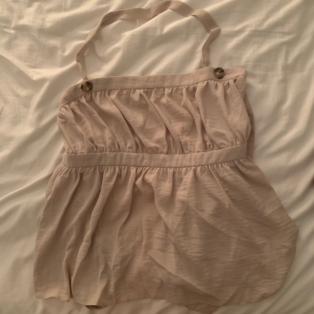Halter Top with Tie Back detail